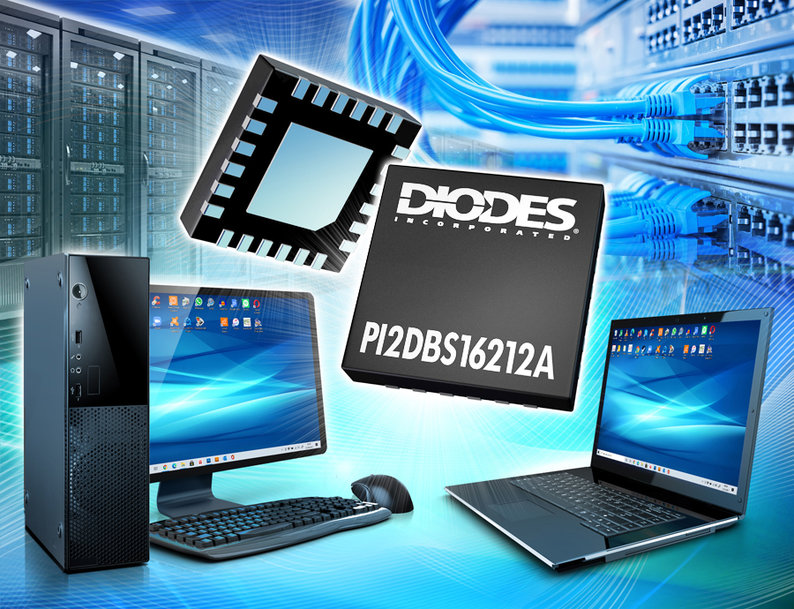 Compact High Bandwidth 2:1 Mux/DeMux Switch from Diodes Incorporated Enables Routing with Superior Signal Integrity